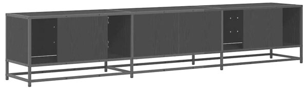 TV szekrény Musta tammi 210 x 35 x 41 cm Faanyag