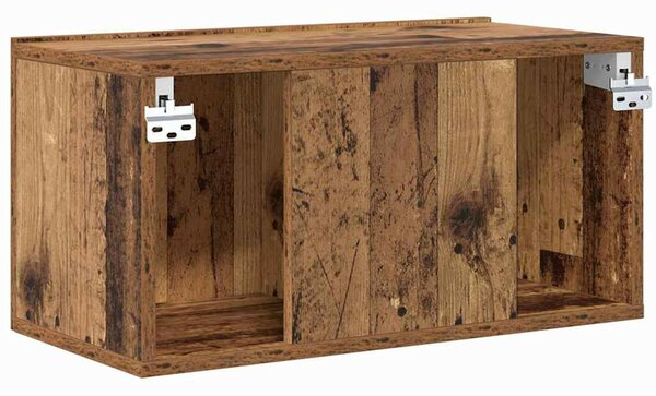 TV szekrény 3 pcs Barna 60 x 30 x 30 cm Faanyag