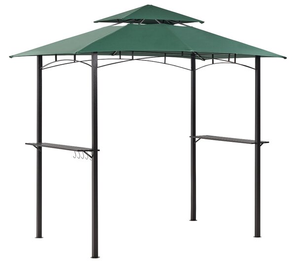 Pavilon NARO Fém 240 cm 148 cm Sötétzöld