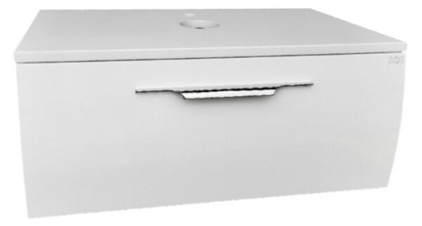 TMP MOON 80 cm fali fürdőszobabútor mosdó nélkül - Top Counter mosdókhoz