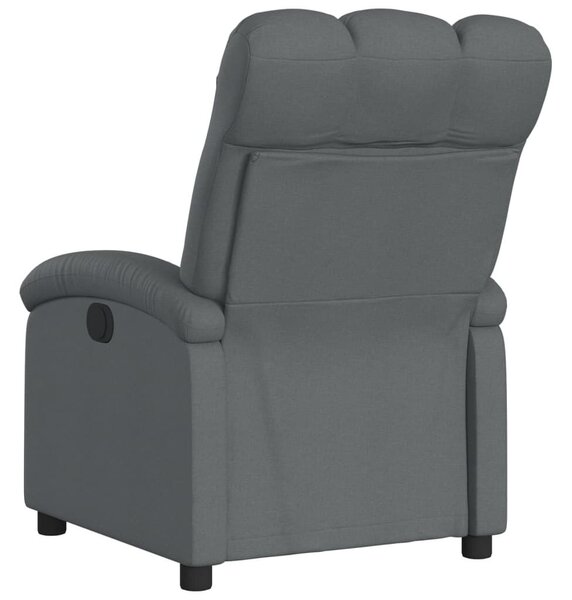 Sötétszürke szövet relaxfotel