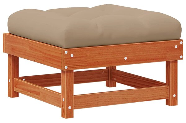 VidaXL Kerti lounge szett 6 pcs Viaszbarna Tömör Fenyőfa