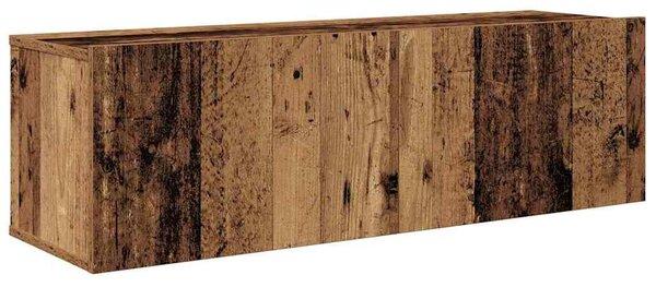 TV Szekrény Szett 4 pcs Régi fa 200 x 30 x 30 cm Faanyag