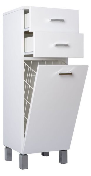 Viva STYLE fürdőszobai ÁLLÓSZEKRÉNY 100 szennyestartós - 2 fiók - 35 x 33 x 100 cm