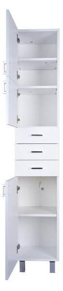 Viva STYLE fürdőszobai ÁLLÓSZEKRÉNY 192 magas POLCOS - BALOS - 35 x 33 x 192 cm
