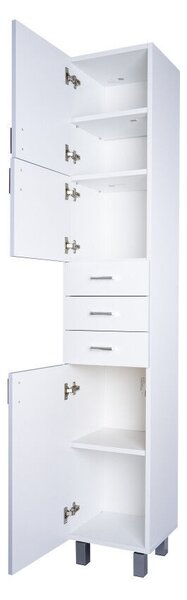 Viva STYLE fürdőszobai ÁLLÓSZEKRÉNY 192 magas POLCOS - BALOS - 35 x 33 x 192 cm