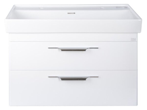 TMP LUX 100D fali fürdőszobabútor - CeraStyle SHARP 37600 DUPLA csaplyukas mosdóval - 100 x 48 cm
