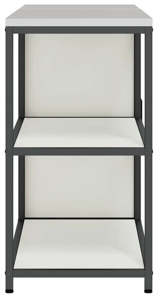 Konyhai Tároló Készlet polcokkal 2 pcs Fehér 150 x 50 x 92 cm