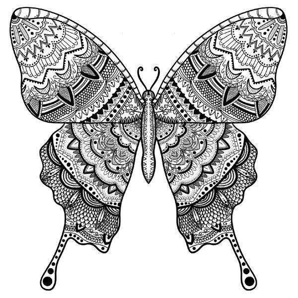 PIPPER. Falmatrica "Mandala pillangó"