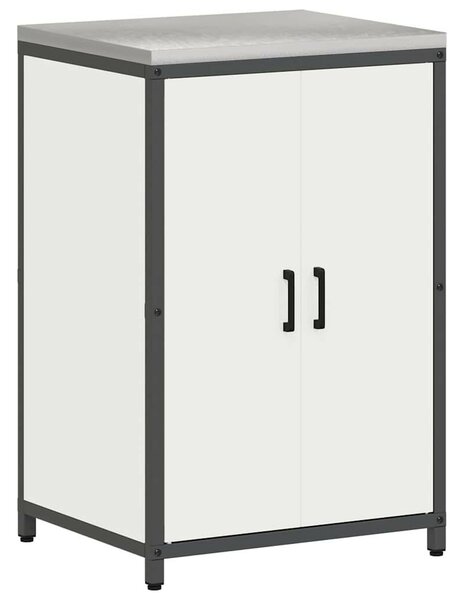 Konyhai Tároló Készlet polcokkal 2 pcs Fehér 150 x 50 x 92 cm