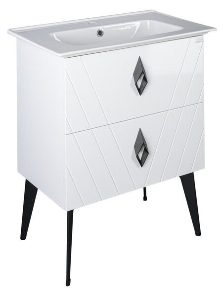 TMP KEOPS álló fürdőszobabútor - CeraStyle BLUE 70 - 42200 mosdóval - 70 x 47 cm