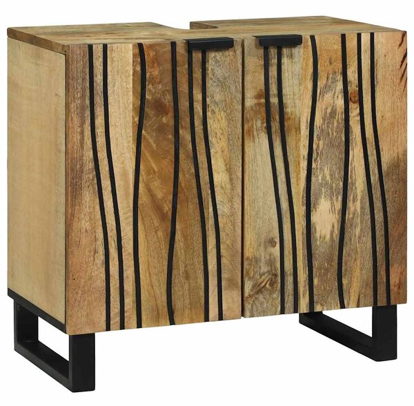 Fürdőszoba bútor szett fiókkal 5 pcs Barna 38 x 33 x 160 cm