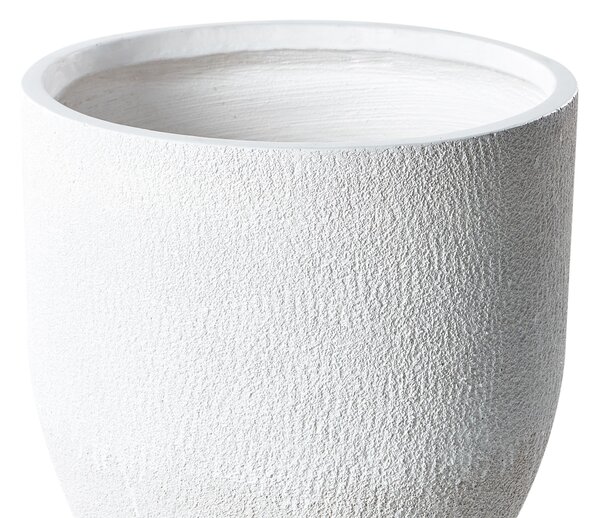 Virágcserép KANNIA 46 cm Fehér