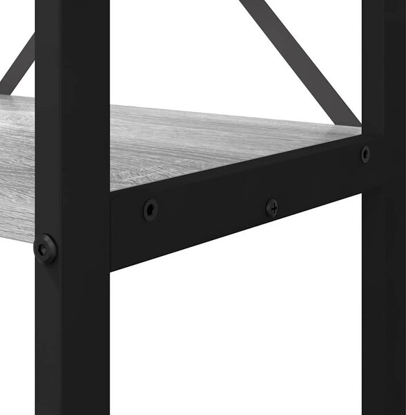 VidaXL Könyvespolc Szürke sonoma 60 x 30 x 189,5 cm Faanyag