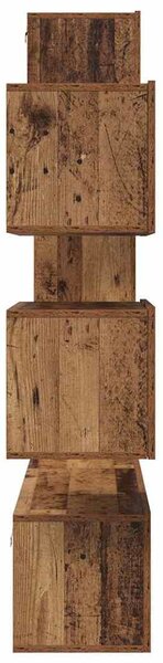 TV szekrény garnitúra 6 pcs Régi fa 30.5 x 30 x 90 cm Faanyag
