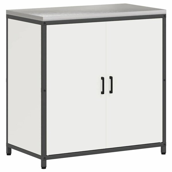 Konyhai Tároló Készlet polcokkal 2 pcs Fehér 180 x 50 x 92 cm