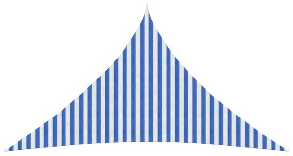 VidaXL Napernyő Vászon Kék és Fehér 5 x 5 x 5 m HDPE