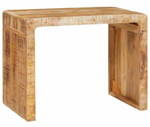 Végasztal Barna 60 x 35 x 46 cm Tömör Mangófát