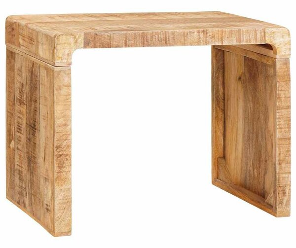 Végasztal Barna 60 x 35 x 46 cm Tömör Mangófát