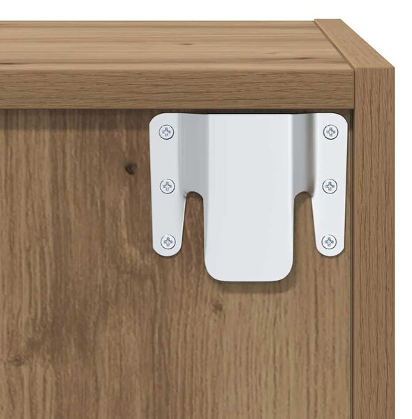 TV szekrény garnitúra 4 pcs kézműves tölgy 37 x 37 x 142.5 cm