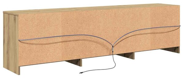 TV szekrény fiókkal Barna 181 x 34 x 50 cm Faanyag