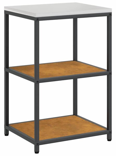 Konyhai Tároló Készlet polcokkal 2 pcs Rozsdás 120 x 50 x 92 cm