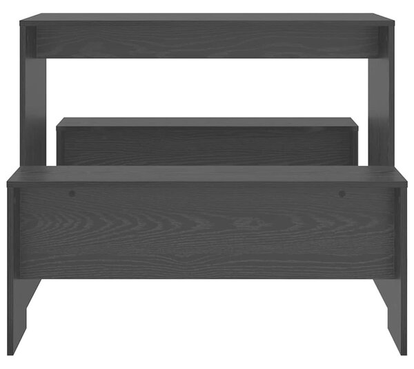 Étkezőgarnitúra 2 pcs Musta tammi 97 x 47 x 75 cm Faanyag