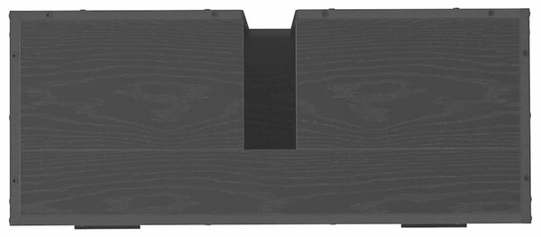 Fürdőszoba bútor szett 2 pcs Musta tammi 80 x 33 x 60 cm