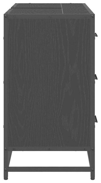 Fürdőszobai mosdószekrény Musta tammi 80 x 33 x 60 cm Faanyag