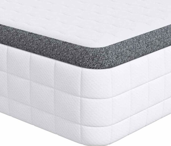 Matrac Fehér és Szürke 80 x 200 cm Bonell Rugó