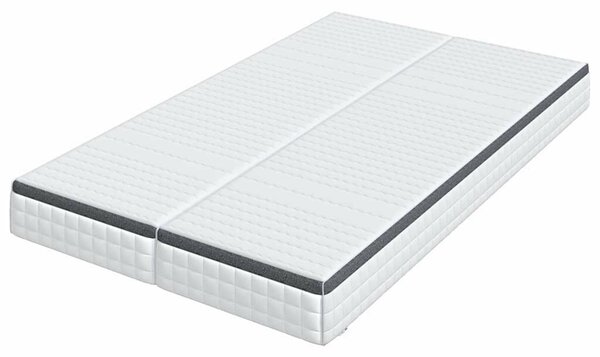 Matrac 2 pcs Fehér és Szürke 60 x 200 cm Bonell Rugó