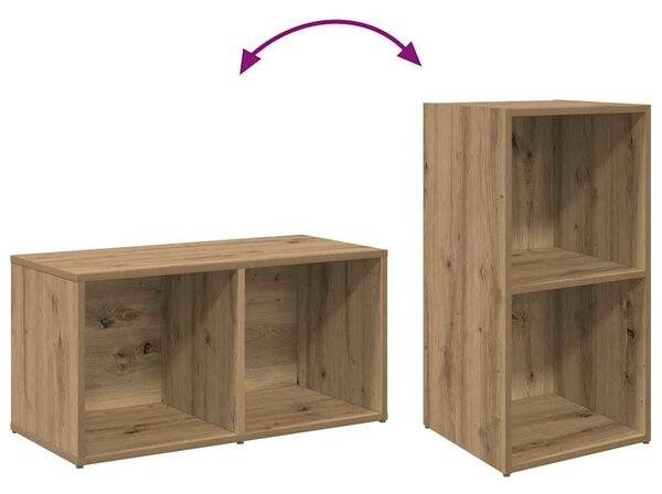 TV szekrény garnitúra 4 pcs kézműves tölgy 37 x 35 x 72 cm