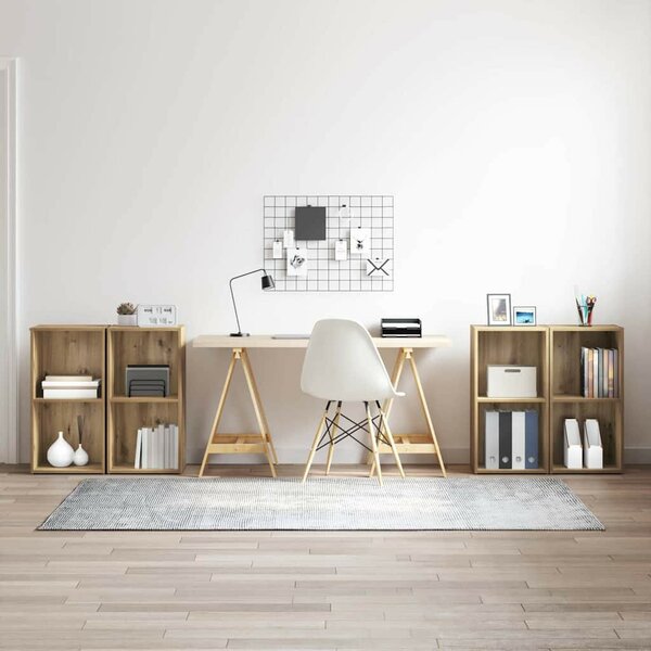 TV szekrény garnitúra 4 pcs kézműves tölgy 37 x 35 x 72 cm