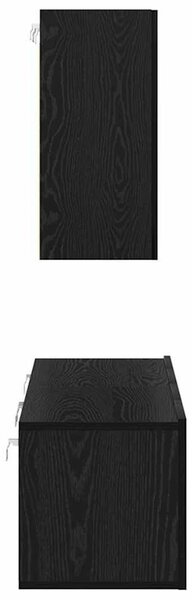TV szekrény garnitúra 4 pcs Musta tammi 120 x 30 x 30 cm