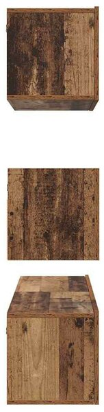 TV szekrény garnitúra 4 pcs Régi fa 60 x 30 x 30 cm Faanyag