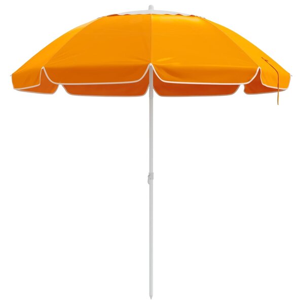 VidaXL Kerti napernyő 240 cm 170T poliészter Narancssárga