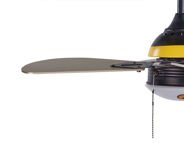 Mennyezeti ventilátor világítással DOLORES LED Sárga