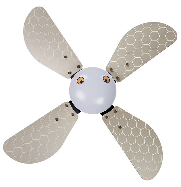 Mennyezeti ventilátor világítással DOLORES LED Sárga
