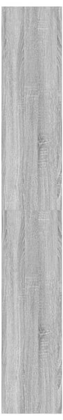 Könyvszekrény polcokkal Szürke sonoma 80 x 30 x 198 cm Faanyag