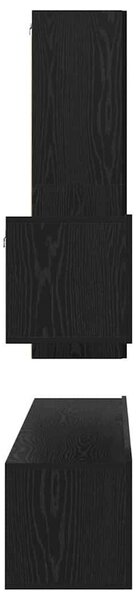 TV szekrény garnitúra 4 pcs Musta tammi 200 x 30 x 30 cm
