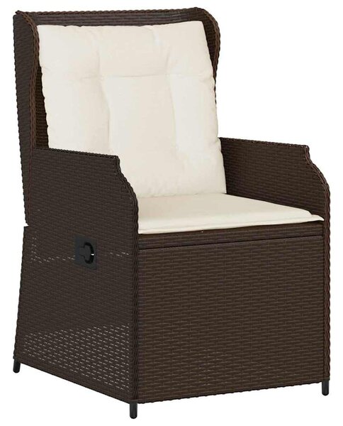 Kerti pad 2 db Barna polirattan