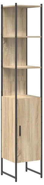 Fürdőszoba bútor szett 4 pcs sonoma tölgy 33 x 33 x 185.5 cm