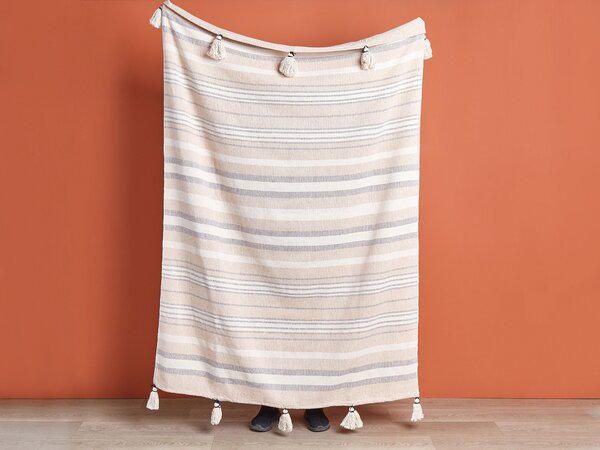 Takaró YARSELI Pamut 130 x 170 cm Bézs