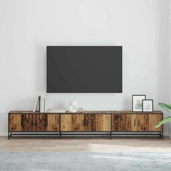 TV szekrény Régi fa 240 x 35 x 41 cm Faanyag