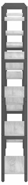 Könyvespolc Szürke sonoma 156 x 25 x 167.5 cm Faanyag
