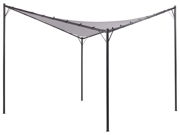 Pavilon AVENTINE Fém 300 cm 300 cm Szürke