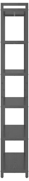 VidaXL Könyvespolc Fekete tölgy 80 x 30 x 189,5 cm Faanyag