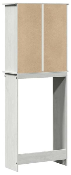 WC Szekrény polcokkal VIGO Fehér 60 x 27 x 161 cm Tömör fenyőfa