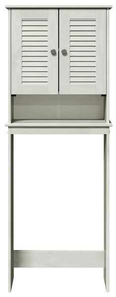 WC Szekrény polcokkal VIGO Fehér 60 x 27 x 161 cm Tömör fenyőfa