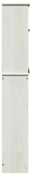 WC Szekrény polcokkal VIGO Fehér 60 x 27 x 161 cm Tömör fenyőfa